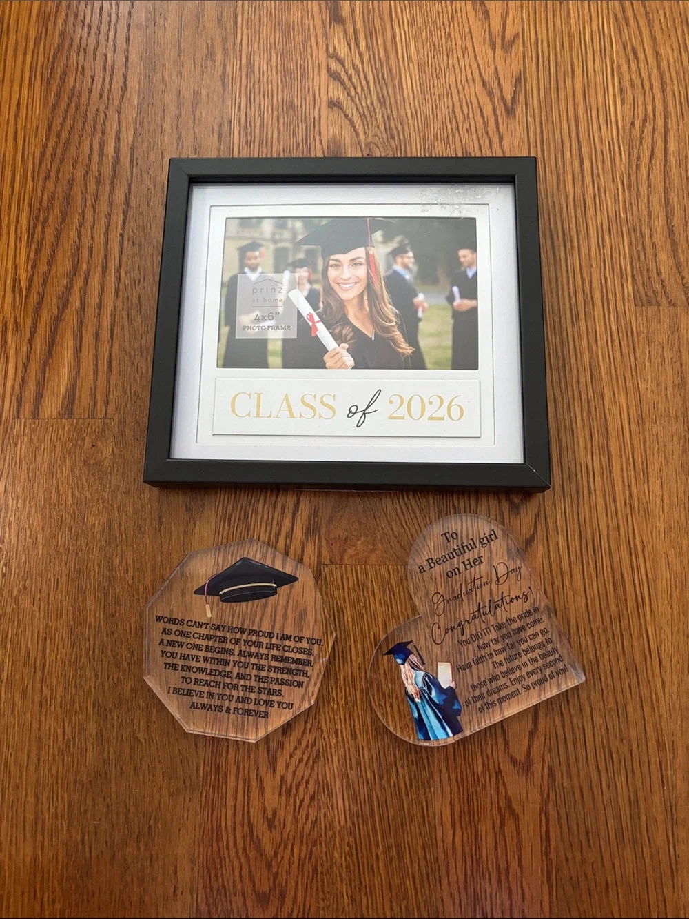 Black Graduation Photo Frame - Class of 2026 & Gifts